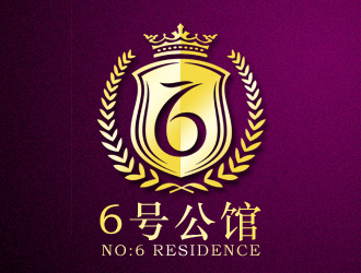 倉(cāng)小天的6號(hào)公館瑜伽健身俱樂(lè)部logo設(shè)計(jì)