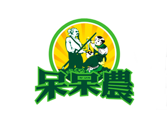 鄭國麟的呆呆農(nóng) 人物卡通LOGO設計logo設計