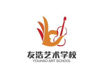 姚烏云的友浩藝術學校logo設計