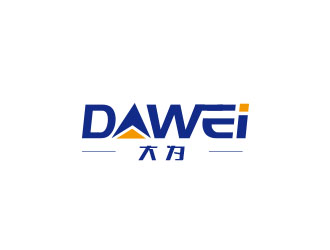 朱紅娟的DaWei字母LOGO設(shè)計(jì)，酷炫簡潔，有力量感l(wèi)ogo設(shè)計(jì)
