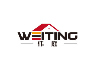 朱紅娟的偉庭室內(nèi)裝飾裝修logo設計