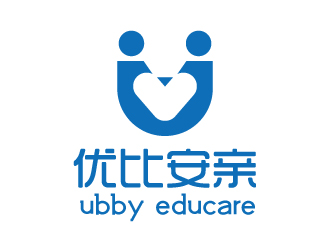 張俊的優(yōu)比安親兒童教育logo設計