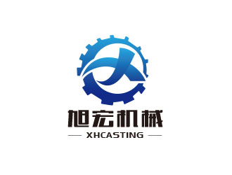 朱紅娟的旭宏機械制造logo設(shè)計