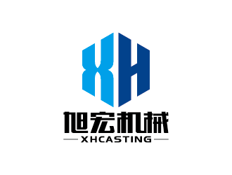 王濤的旭宏機械制造logo設(shè)計