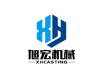王濤的旭宏機械制造logo設(shè)計
