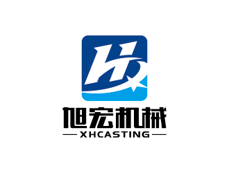 王濤的旭宏機械制造logo設(shè)計