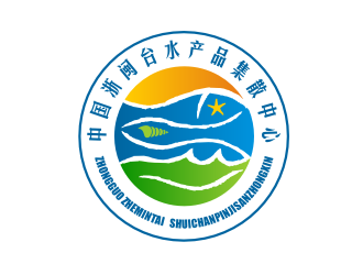 姜彥海的中國浙閩臺水產(chǎn)品集散中心logo設計