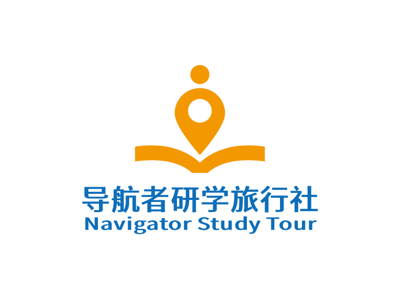 張俊的北京導航者研學旅行社有限公司logo設(shè)計