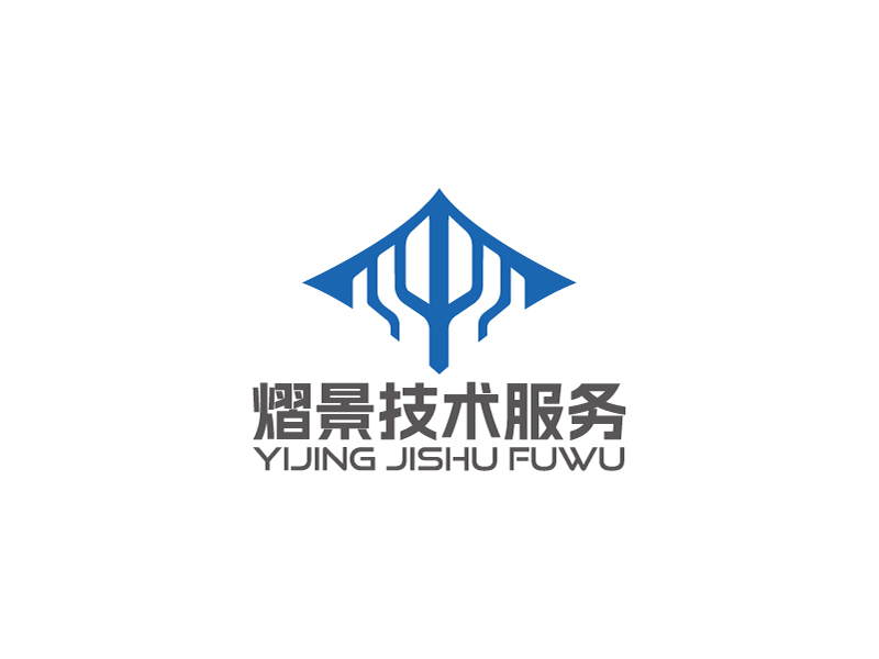 楊忠的熠景，熠景技術(shù)服務(wù)logo設(shè)計(jì)